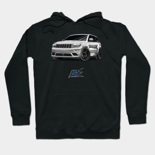 jeep cherokee srt8 white Hoodie